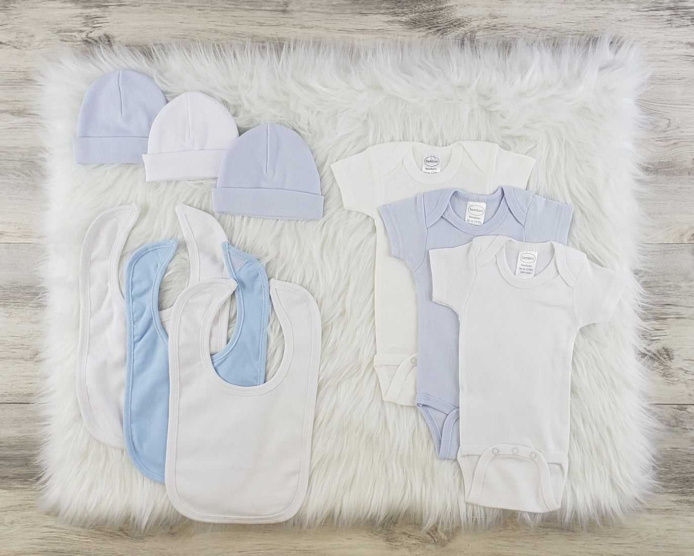 9 pc Bambini Layette Baby Clothes Set