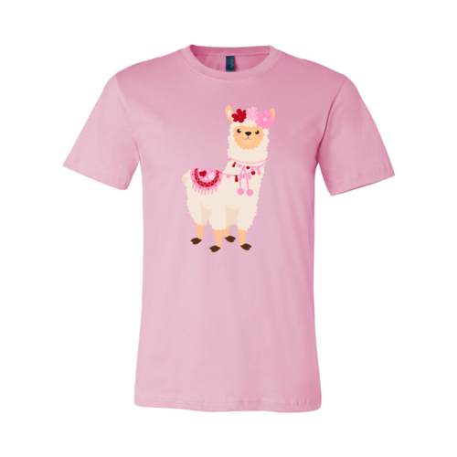 VAL0126 Valentine Llamas Shirt
