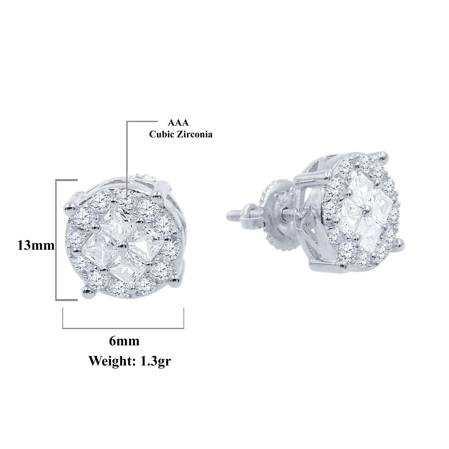 Glisten Screw Back Earrings | 9212471