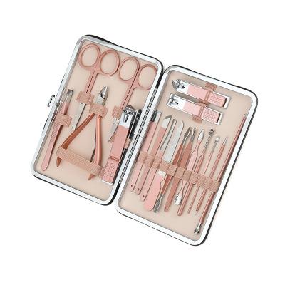 18PC Manicure Set ROSE GOLD ACCENTS