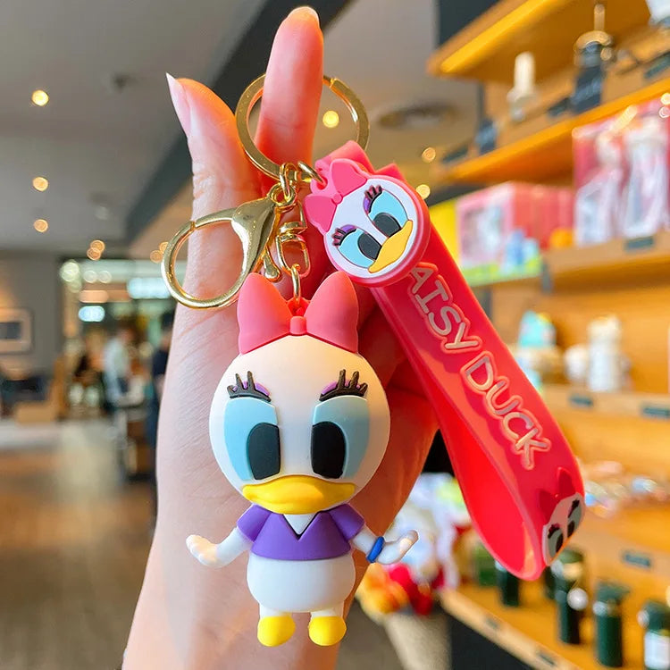 Disney Stitch Keychain 5-Pack - Cute Lilo & Stitch Keyrings, Durable Anime Keychains for Women Men Kids, Multi-Color Gift Set