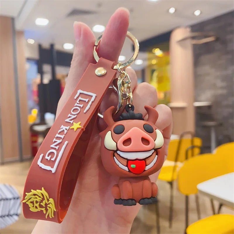 Disney Stitch Keychain 5-Pack - Cute Lilo & Stitch Keyrings, Durable Anime Keychains for Women Men Kids, Multi-Color Gift Set