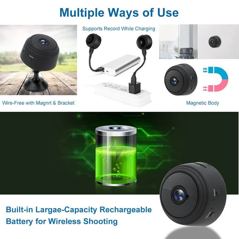 A9 Mini IP Camera 1080P HD Wireless Micro Camcorder