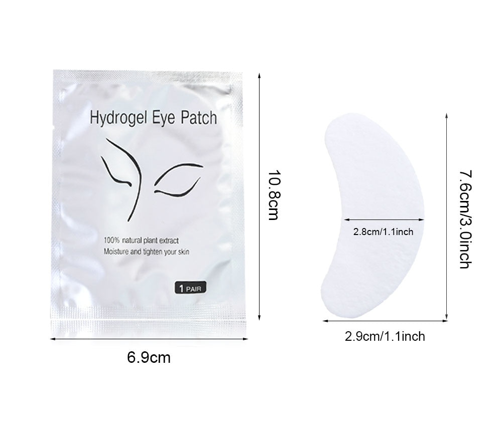50pairs Eyelash Pad Gel Patch Grafting Eyelashes Under Eye Patches For