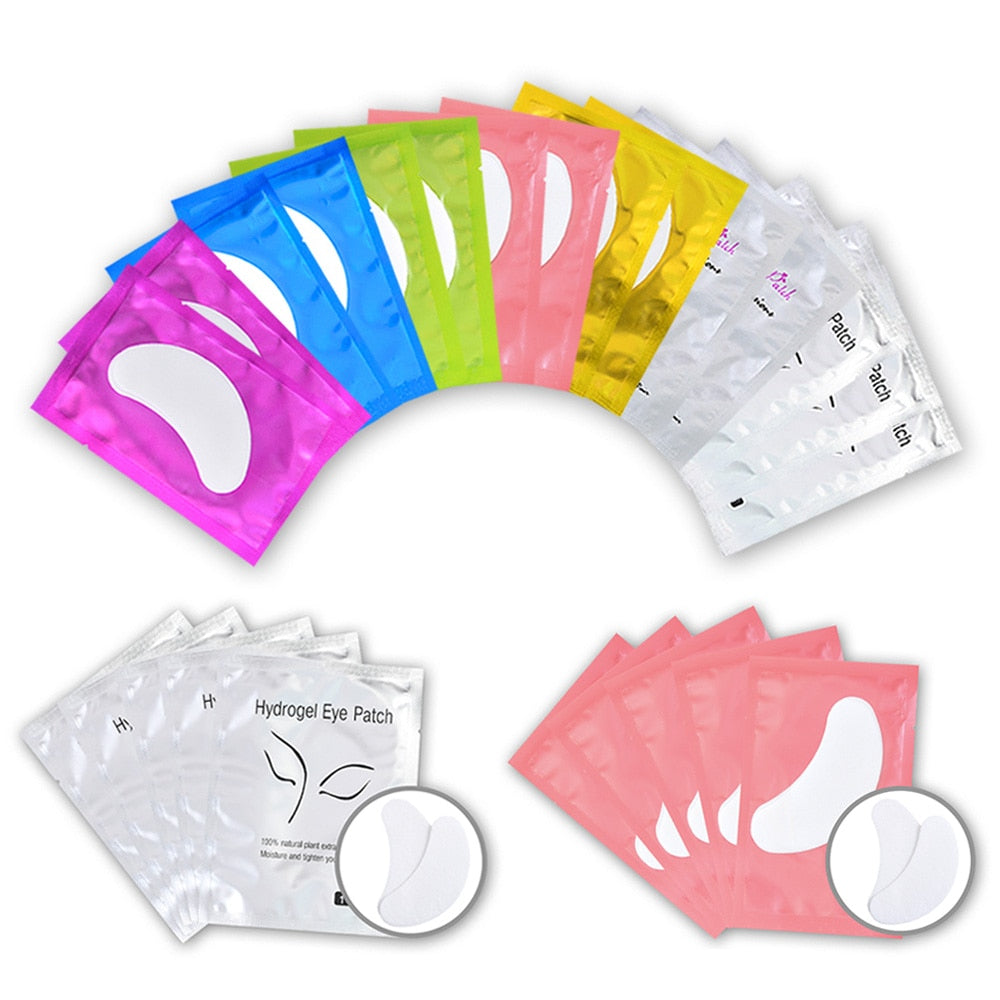 50pairs Eyelash Pad Gel Patch Grafting Eyelashes Under Eye Patches For