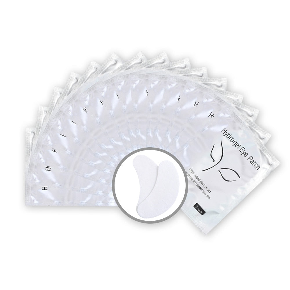 50pairs Eyelash Pad Gel Patch Grafting Eyelashes Under Eye Patches For