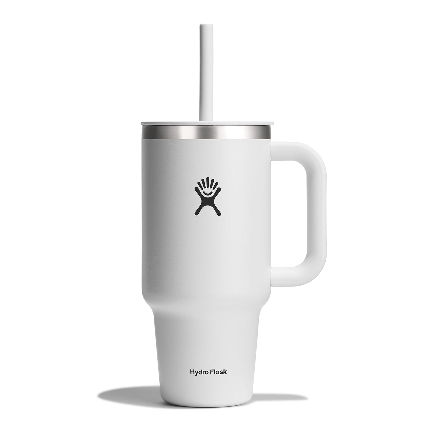 Hydro Flask All Around Travel Tumbler with Handle 32 Oz Trillium, Stainless Steel