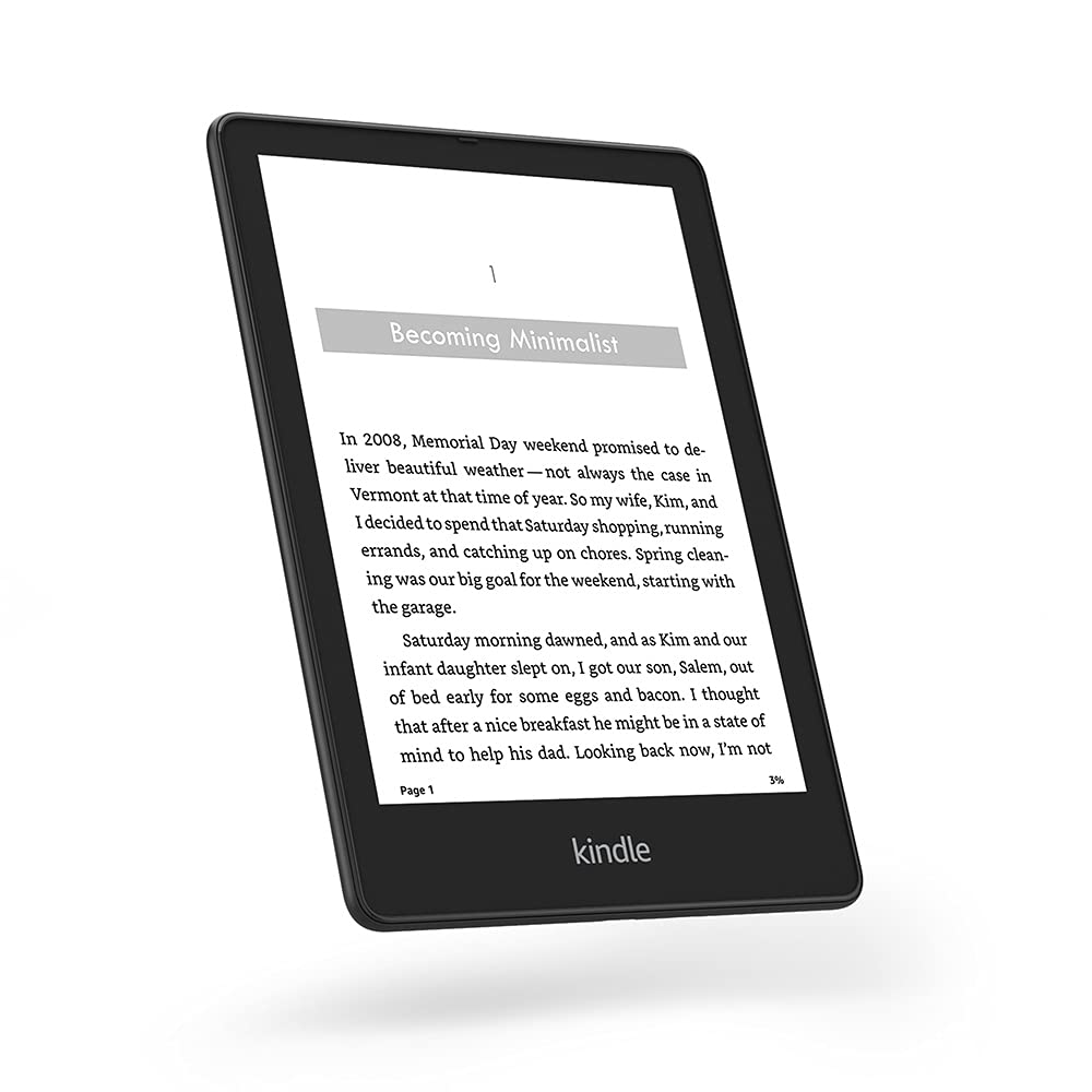 Amazon Kindle Paperwhite Signature Edition (32 GB) – With auto-adjusting front light, wireless charging, 6.8“ display