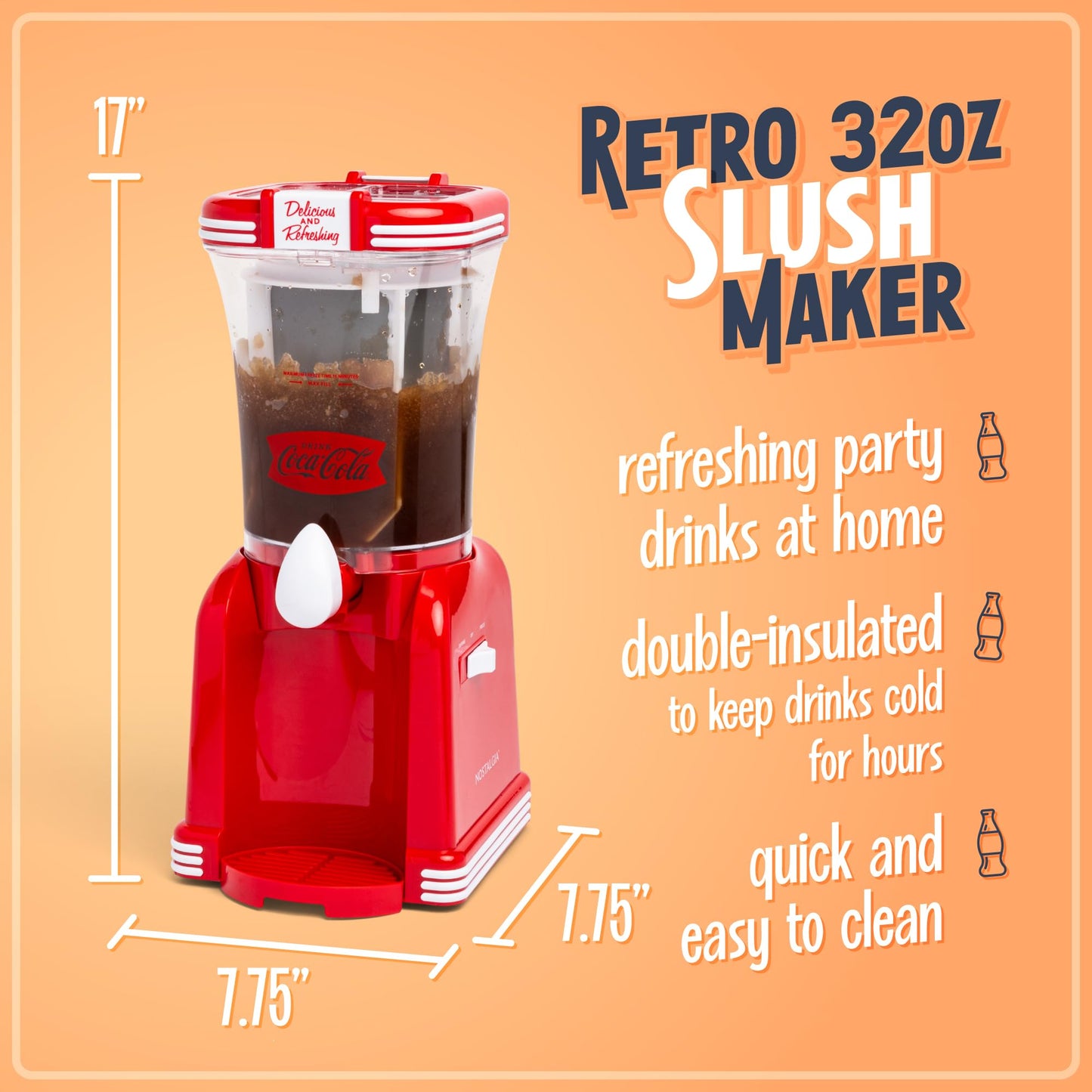 Nostalgia Frozen Drink Maker and Margarita Machine