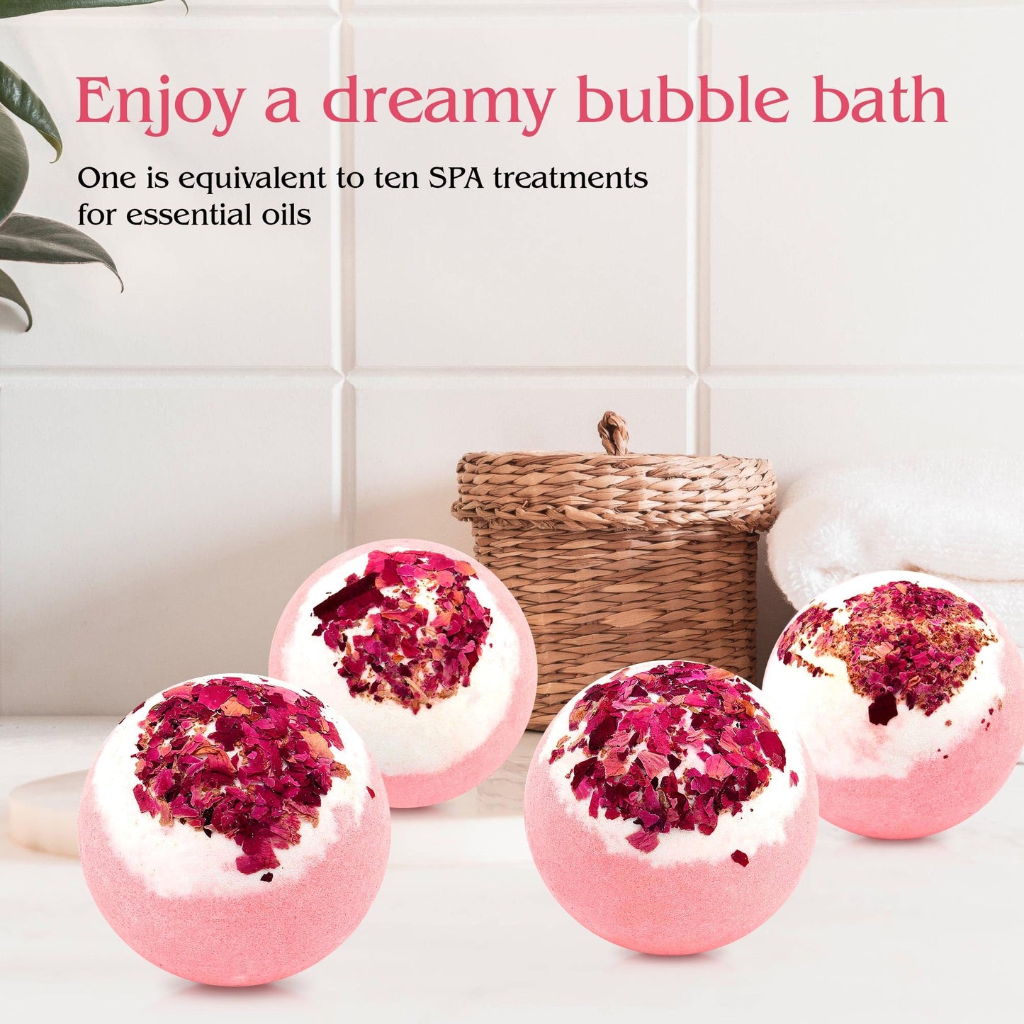KASTU Bath Bombs Salt Balls,12 PCS Gift Set,Vanilla Menthol Rose Extract Essential Oils,Moisturizing Dry Skin,Fizzy Spa,Relaxing,Bubble Bath Bomb for Gifts Idea for Men Women