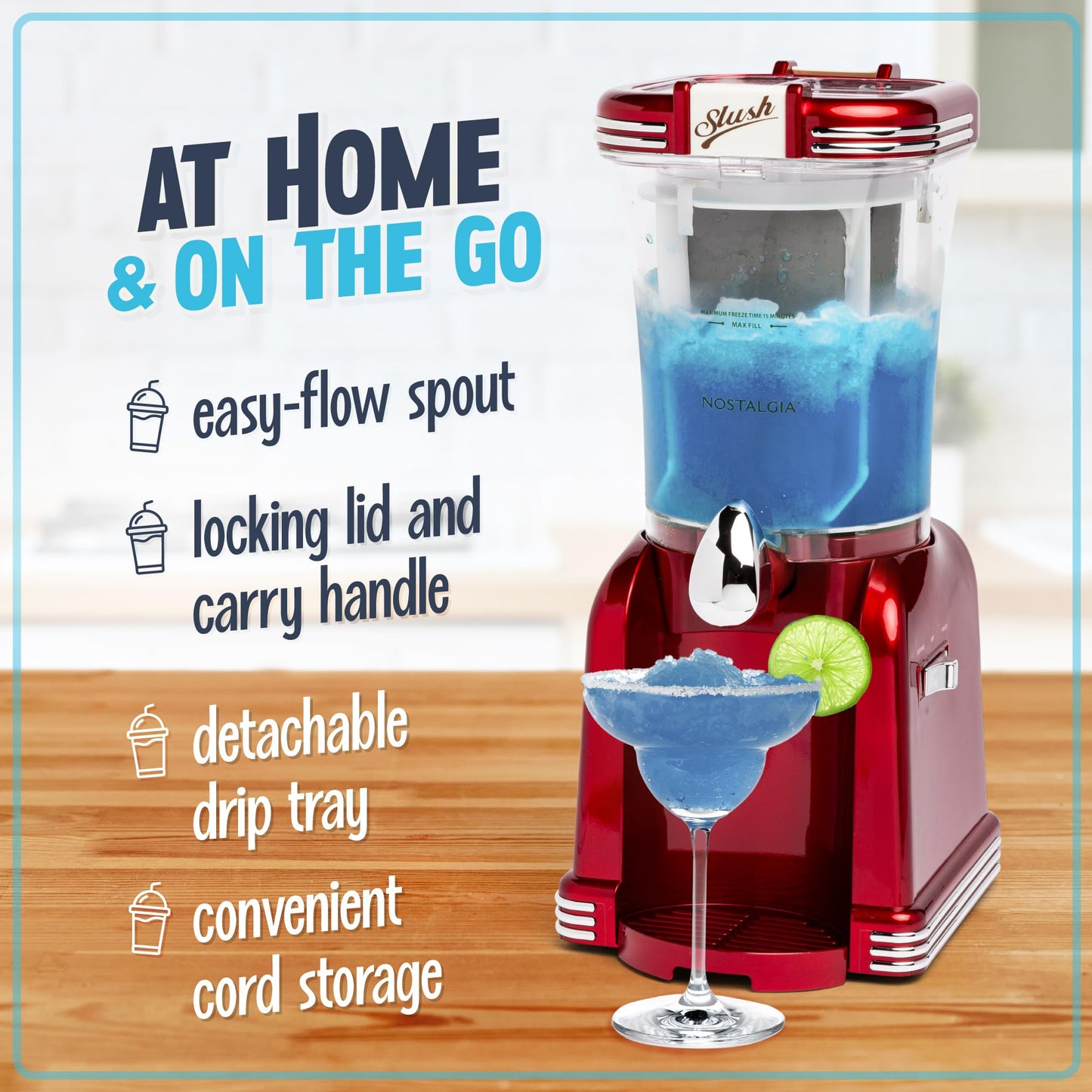 Nostalgia Frozen Drink Maker and Margarita Machine