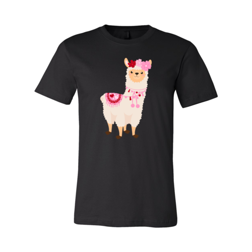 VAL0126 Valentine Llamas Shirt