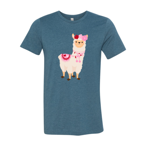 VAL0126 Valentine Llamas Shirt