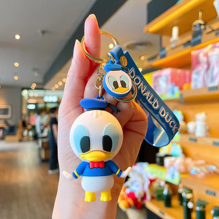 Disney Stitch Keychain 5-Pack - Cute Lilo & Stitch Keyrings, Durable Anime Keychains for Women Men Kids, Multi-Color Gift Set