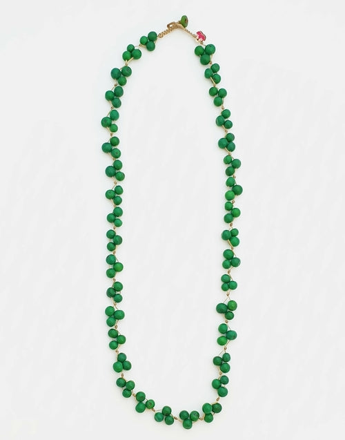 Acai Berry Long Necklace - Cool Colours