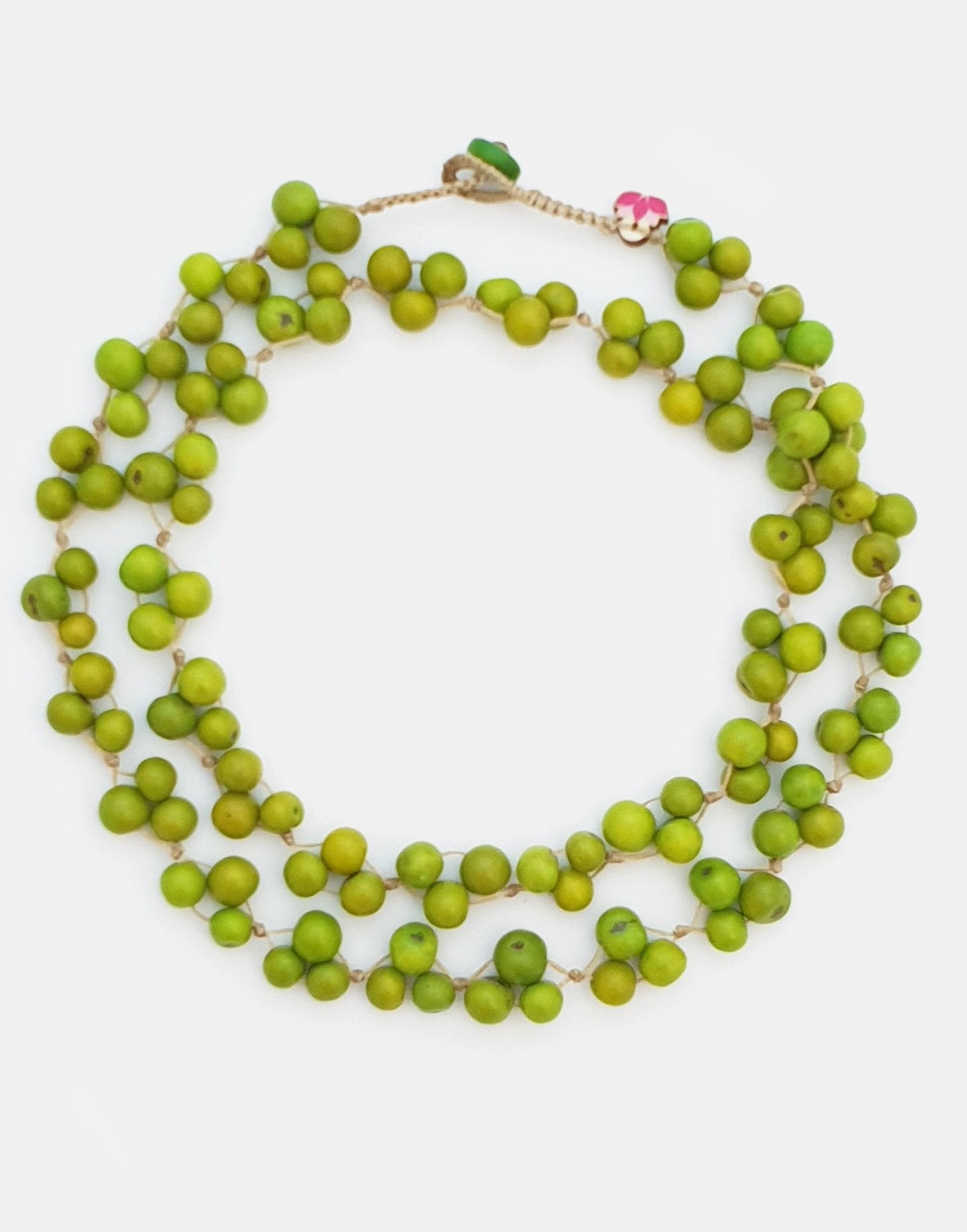 Acai Berry Long Necklace - Cool Colours