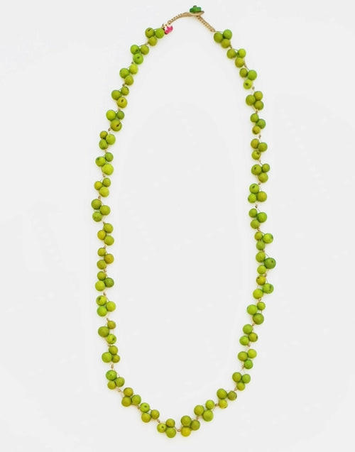 Acai Berry Long Necklace - Cool Colours