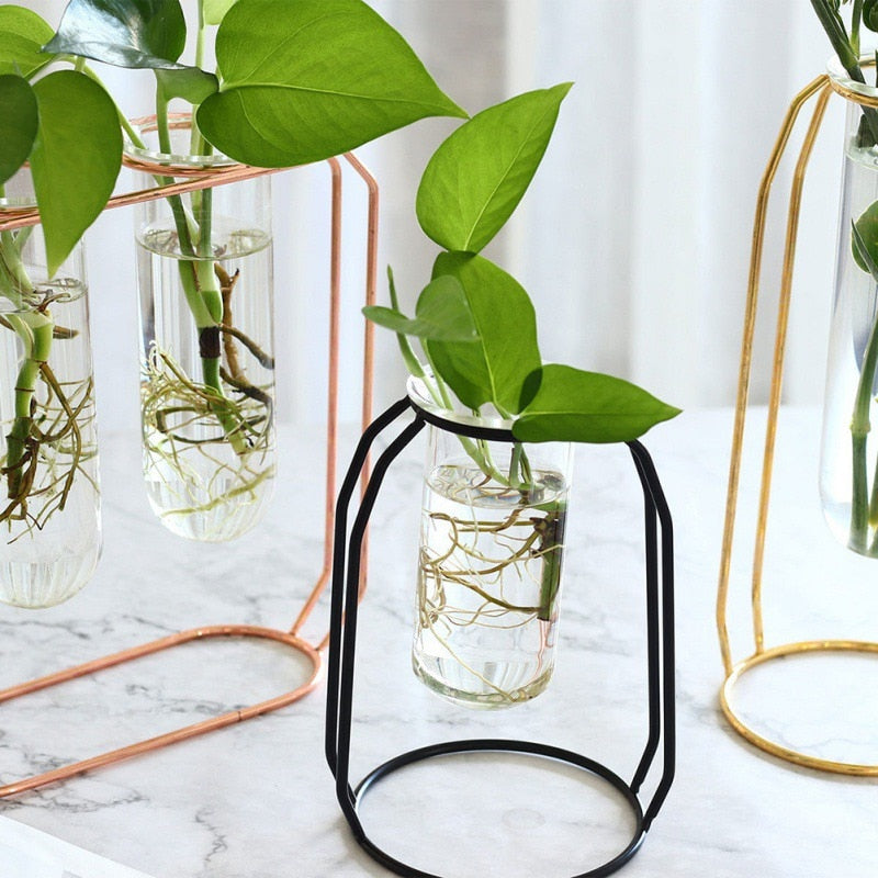Lluxury Flower Vase Iron Stand