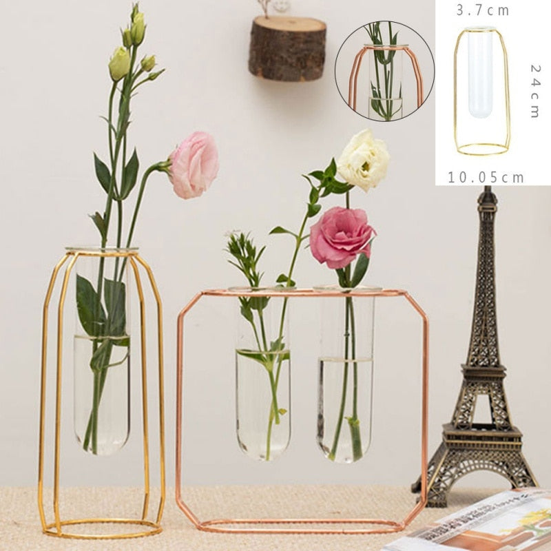 Lluxury Flower Vase Iron Stand
