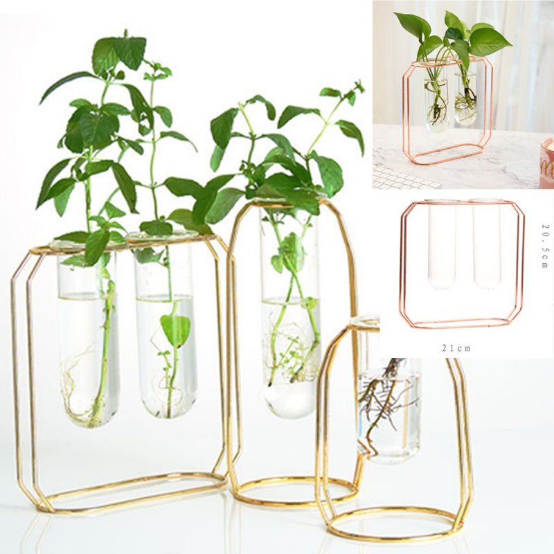 Lluxury Flower Vase Iron Stand