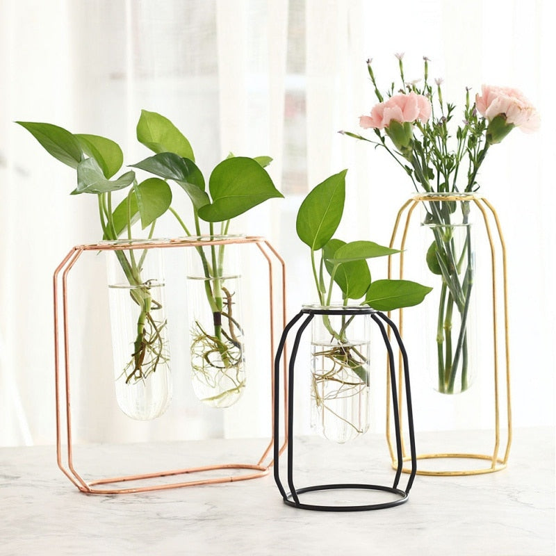 Lluxury Flower Vase Iron Stand