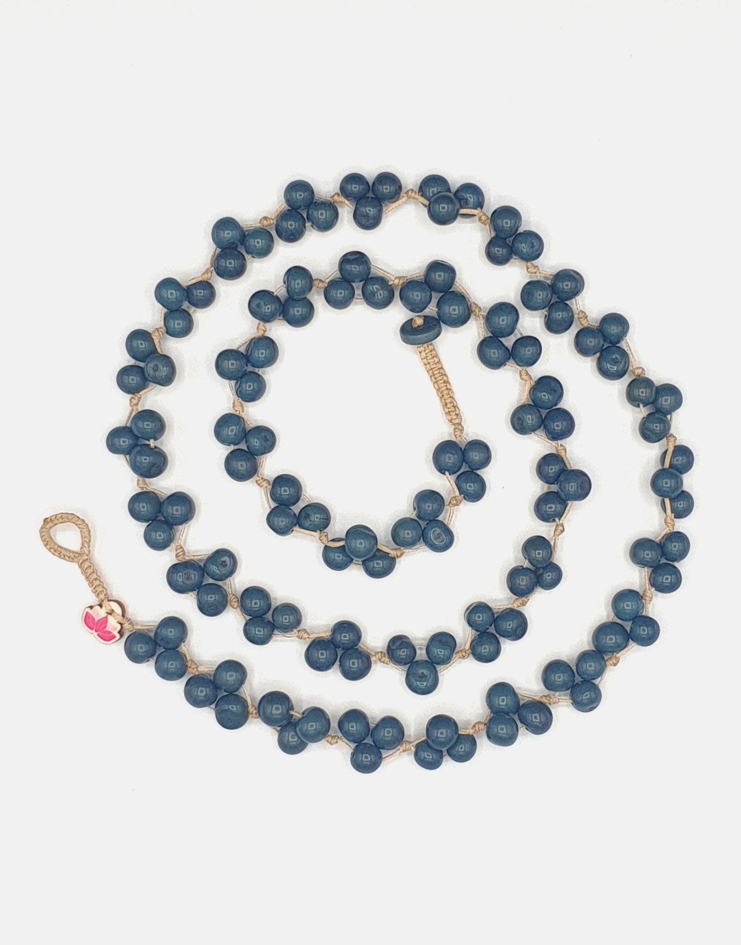 Acai Berry Long Necklace - Cool Colours