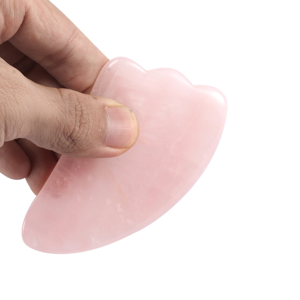 Pro Natural Rose Quartz Gua Sha Board