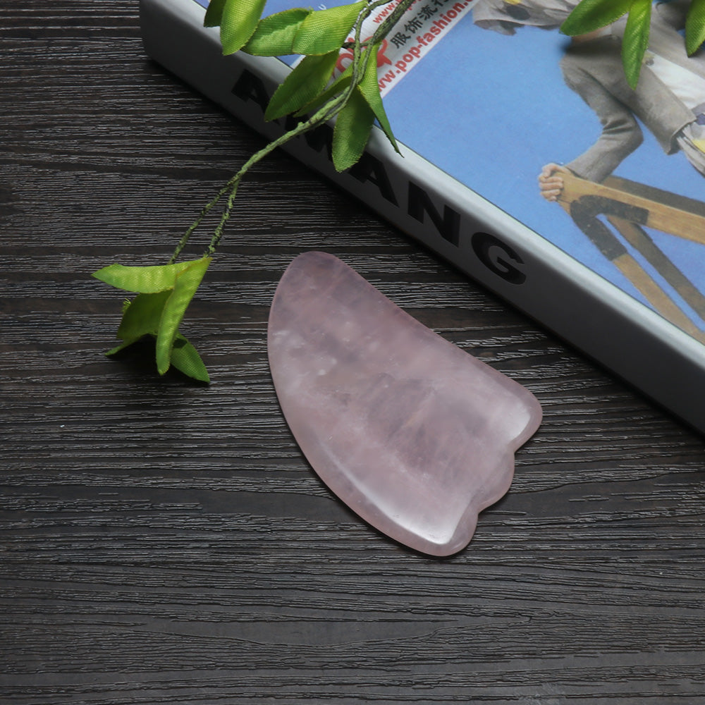 Pro Natural Rose Quartz Gua Sha Board