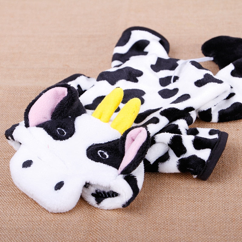 PUOUPUOU Funny Dog Clothes Winter Hoodie Cute Pet Jacket