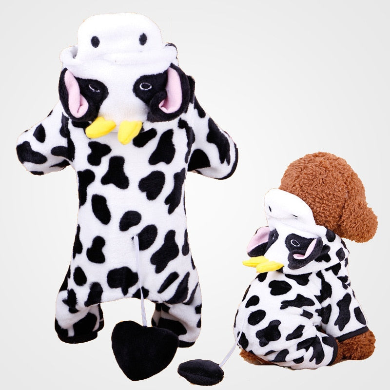 PUOUPUOU Funny Dog Clothes Winter Hoodie Cute Pet Jacket