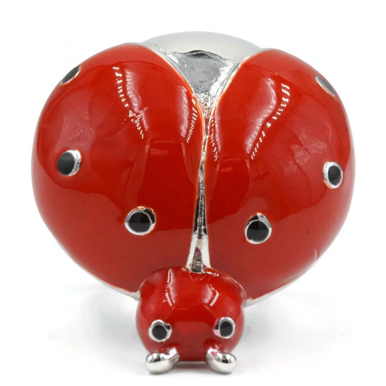 Large 3D Red Ladybug Ring