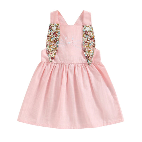 Easter Princess Toddler Kids Baby Girls Dress 1-4Years Floral Print