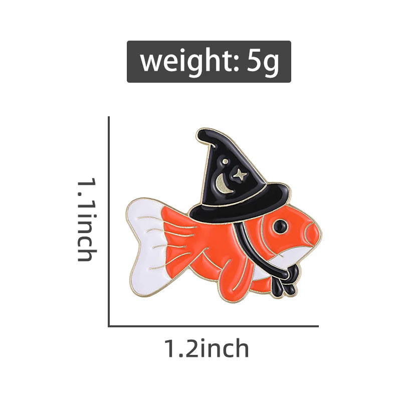 Goldfish Enamel Pins Custom