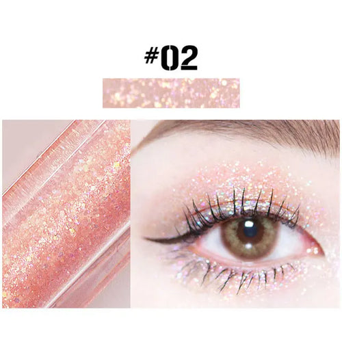 GILLTER SHIMMER EYE SHADOW 10 COLORS