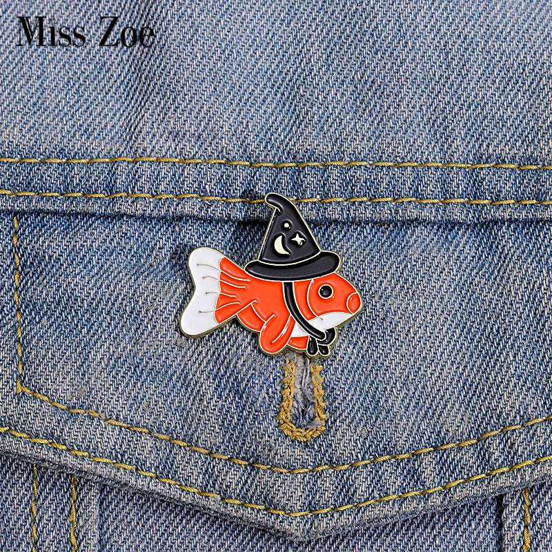 Goldfish Enamel Pins Custom