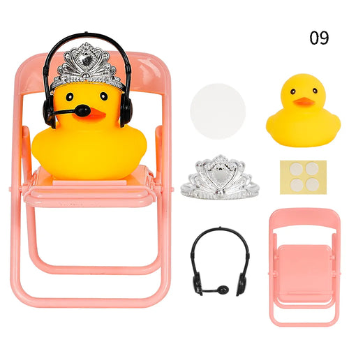 Car Duck Car Rubber Dashboard Decorations Ornament Yellow Duck with