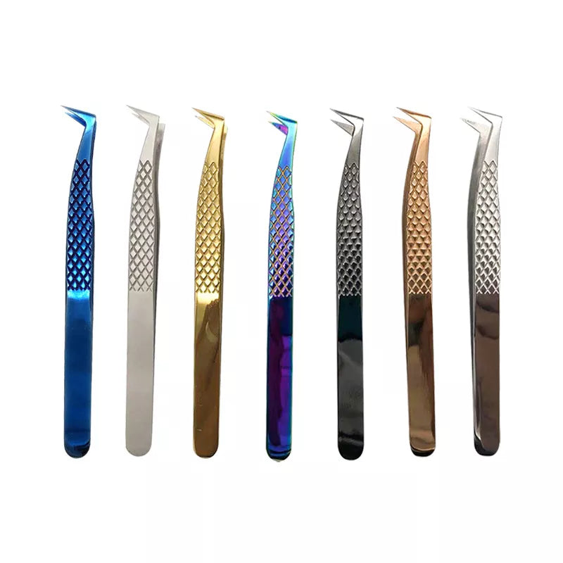 Stainless Steel High Precision Eyelash Tweezers