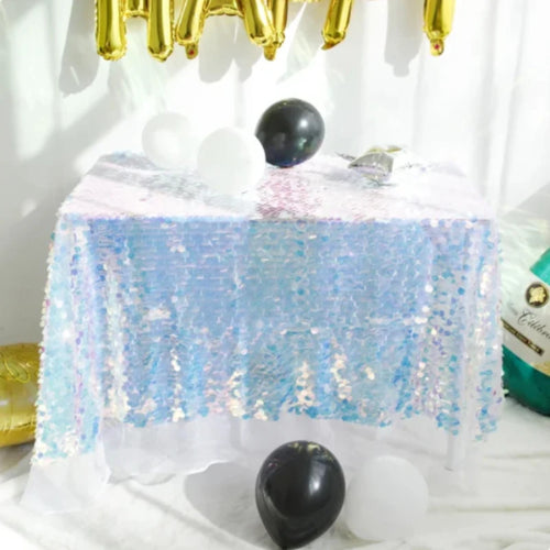 Dreamy Imitation Mermaid Scale Round Sequin Fabric