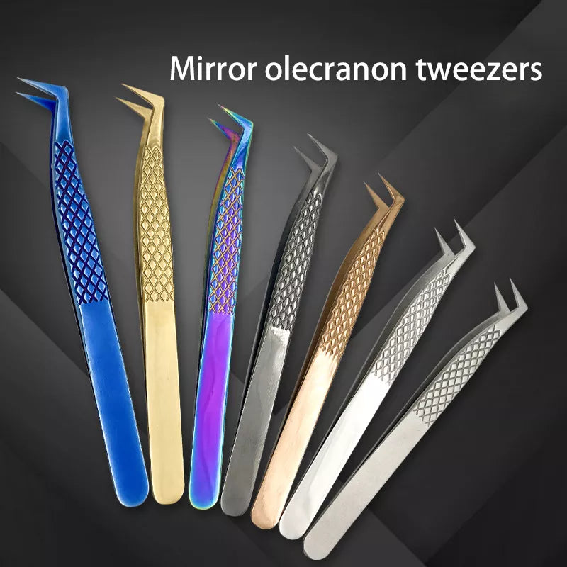Stainless Steel High Precision Eyelash Tweezers