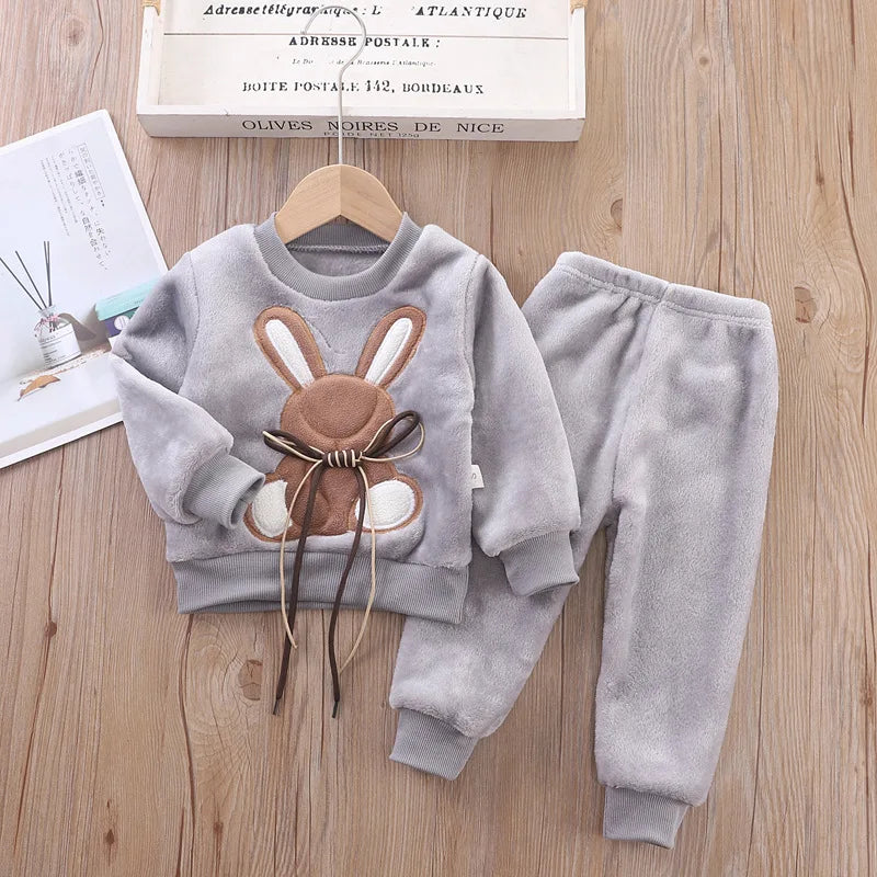 3PCS Winter Bear Outfit For Kids