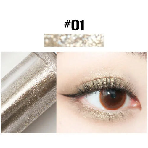 GILLTER SHIMMER EYE SHADOW 10 COLORS