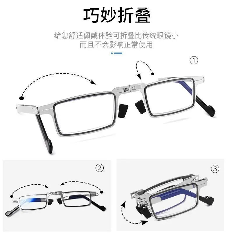 Anti-Blue Light Blocking Folding Reading Glasses