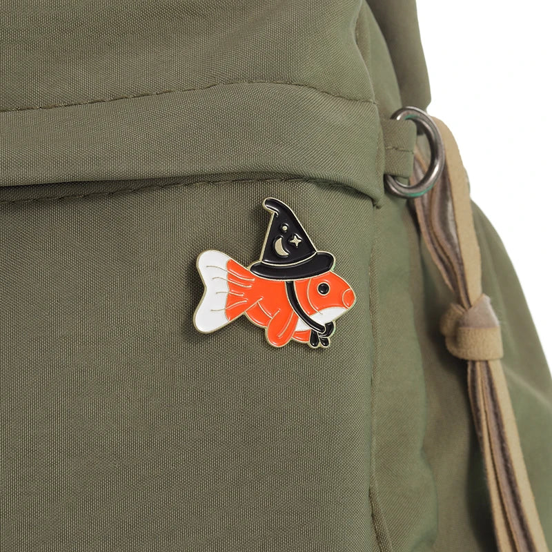 Goldfish Enamel Pins Custom