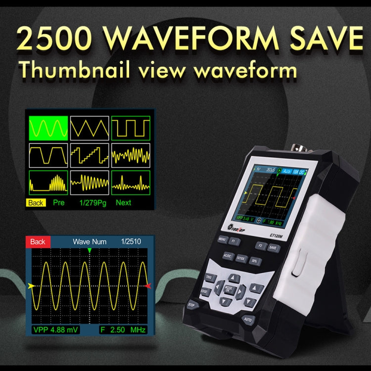ET120M 120MHz Digital Color Simulation Oscilloscope