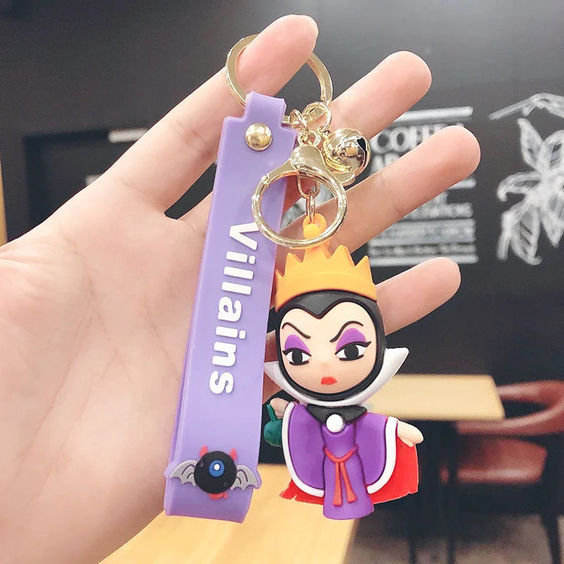 Disney Stitch Keychain 5-Pack - Cute Lilo & Stitch Keyrings, Durable Anime Keychains for Women Men Kids, Multi-Color Gift Set