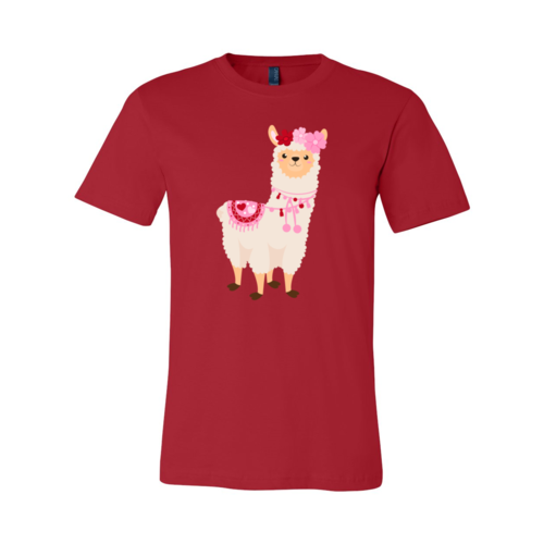 VAL0126 Valentine Llamas Shirt