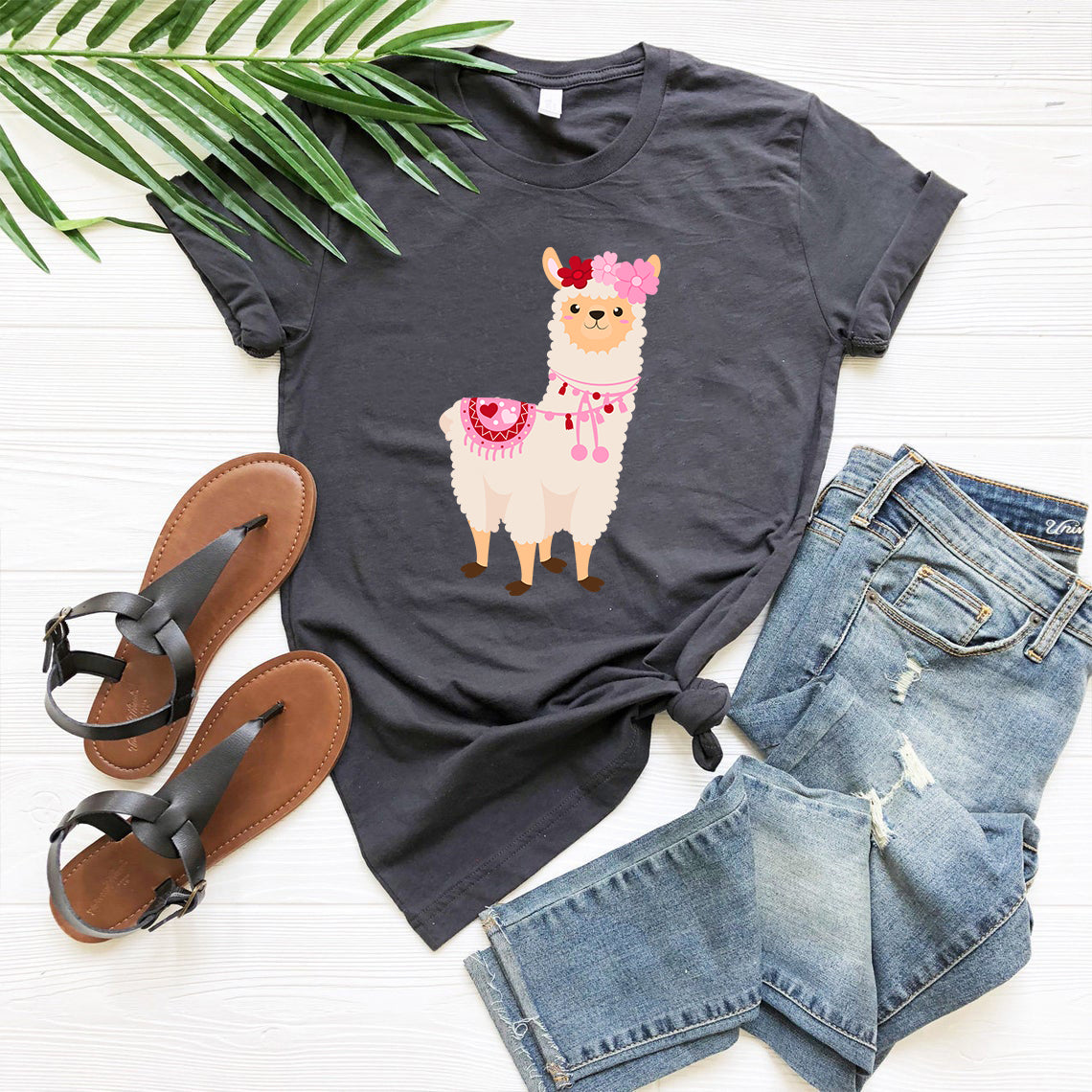 VAL0126 Valentine Llamas Shirt