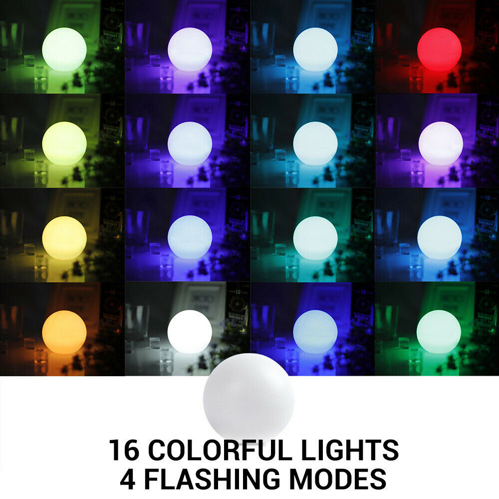 FLOATING LED BALL 16 COLORS WITH REMOTE