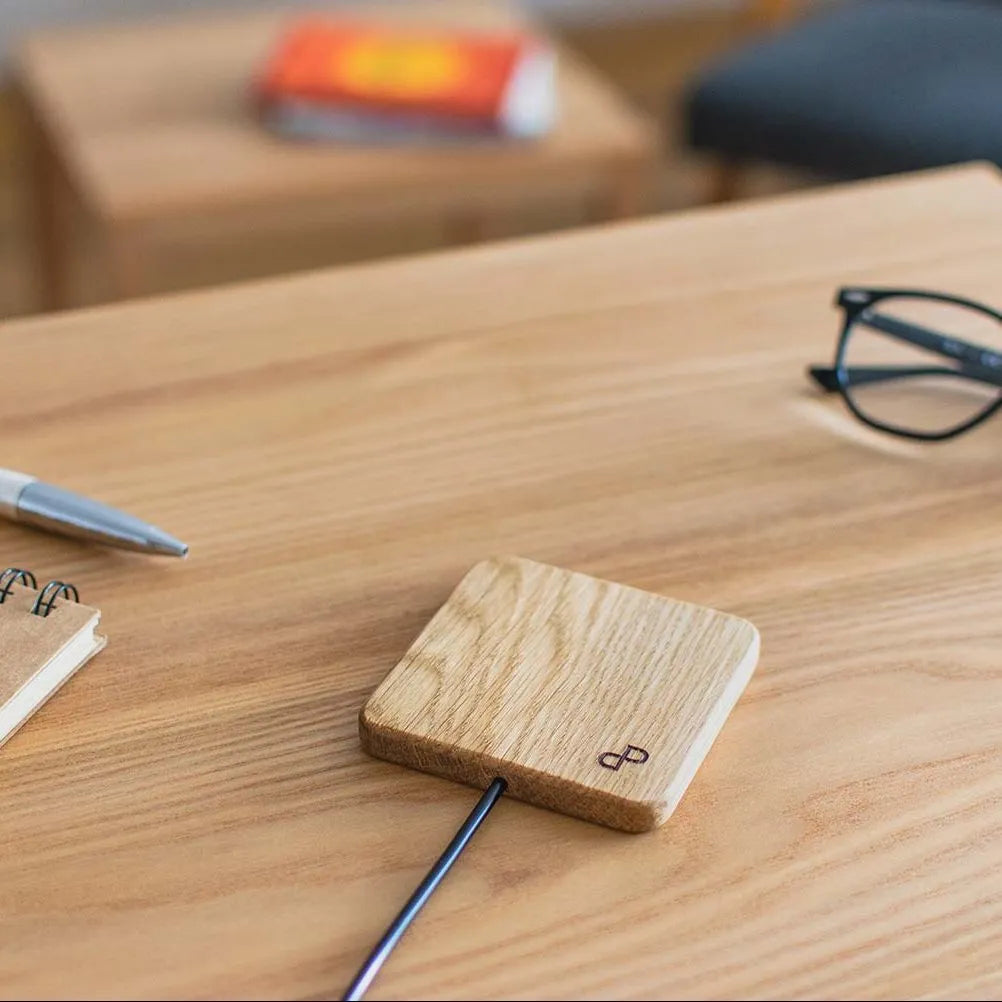 Handcrafted Wooden Wireless Fast Charging Phone Station