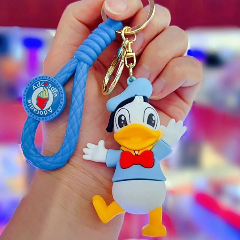Disney Stitch Keychain 5-Pack - Cute Lilo & Stitch Keyrings, Durable Anime Keychains for Women Men Kids, Multi-Color Gift Set